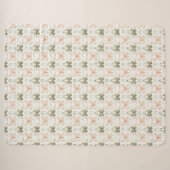 Rosa Mintgrüne Schmetterlinge  Sherpadecke (Vorderseite (Horizontal))