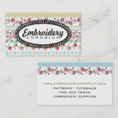 Rosa Minze der Pixelated Visitenkarte (Vorne/Hinten)