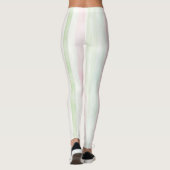 Rosa Minzstreifen Leggings (Rückseite)