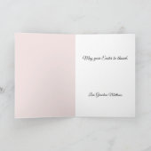 Rosa Mischkariert Karte (Innenseite)