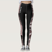 Rosa Mischung Leggings (Vorderseite)