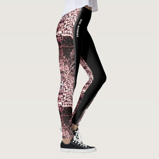 Rosa Mischung Leggings (Rechts)