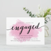 Rosa Mist| Einladung der Interessengruppe (Stehend Vorderseite)