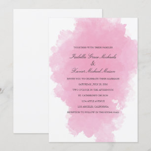 Rosa Mist   Einladung zur Hochzeit