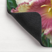 Rosa mit Augen Taglilie Mousepad (Ecke)