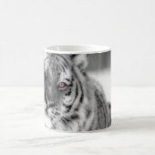 Rosa Mit Augen Tiger Kaffeetasse (Mittel)