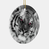 Rosa Mit Augen Tiger Keramikornament (Rechts)