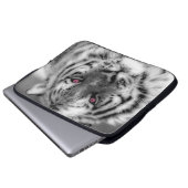 Rosa Mit Augen Tiger Laptopschutzhülle (Vorne Knopf)