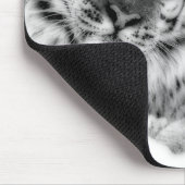 Rosa Mit Augen Tiger Mousepad (Ecke)