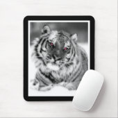 Rosa mit Augen Tiger Mousepad (Mit Mouse)