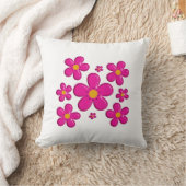 Rosa mit Blumenelement Kissen (Decke)