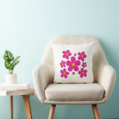 Rosa mit Blumenelement Kissen (Stuhl )