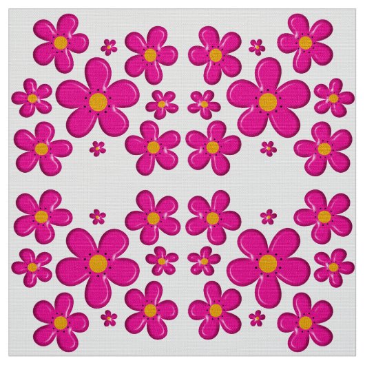 Rosa mit Blumenelement Stoff (Muster)