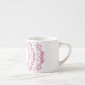 Rosa mit BlumenMandala. Name Espressotasse (Rechts)