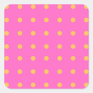 Rosa mit gelben Punkten_Fun Stickers