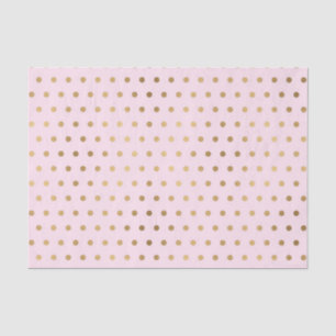 Rosa mit goldenen Polka-Punkten (Design 46 rosa Se Seidenpapier