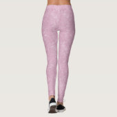 Rosa mit Leggings mit Blumenmuster (Rückseite)