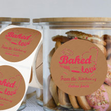 Rosa 'Mit Liebe Gebacken' individuelles Label Kraf