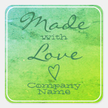 Rosa mit Liebe Labels Kraft Papier Herz