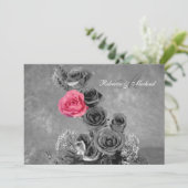 Rosa mit Monogramm (Stehend Vorderseite)