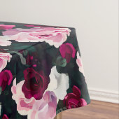 Rosa mit rosa und roter Farbe bemalt Tischdecke (Beispiel)