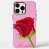 Rosa mit rote Rose iPhone Gehäuse Case-Mate iPhone Hülle (Rückseite)