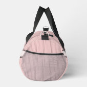 Rosa mit schwarzem Pinstreifen Duffle Bag (Rechts)