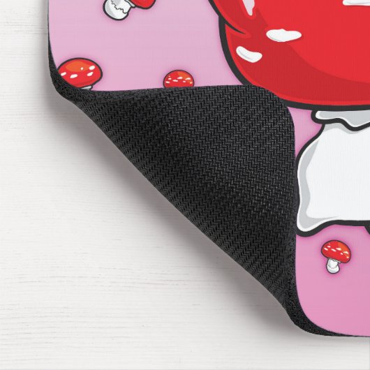 Rosa Mitgliedstaat Mousepad (Ecke)