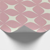 Rosa Mitte Jahrhundert Modernes Elegantes Hotel Bo Geschenkpapier (Ecke)