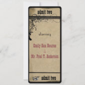 Rosa Mittelalter, Einladungen zur Hochzeit in der  (Rückseite)