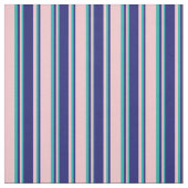 Rosa, Mitternachtsblau und hellblau, grün gefärbt Stoff (Muster)