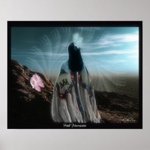 Rosa Moccasins 3D Art Poster