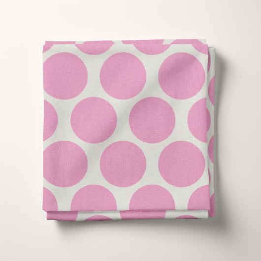Rosa Mod Dots Stoff