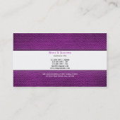 Rosa Mode-Stylist-Näherinschneider Visitenkarte (Rückseite)