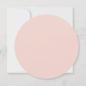 Rosa Modern formatierter Text Save the Date Einladung (Rückseite)