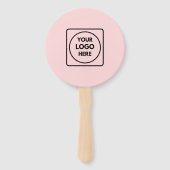 Rosa Modern Logo | Sonderwerbung Fächer (Rückseite)