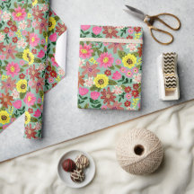 Rosa, moderne, blühende Osterfrühlingsmuster Wra