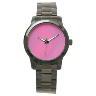 Rosa, moderne, coole, trendige urbane wellige Illu Armbanduhr