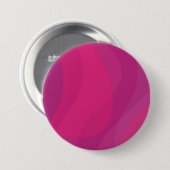Rosa, moderne, coole, trendige, urbane Wide-Illust Button (Vorne & Hinten)