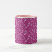 Rosa Moderne Elegante Tasse (Zentrum)