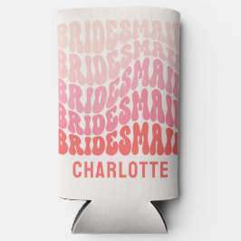 Rosa moderne mädchenhafte Retro 60er Jahre einfach Selters Dosenkühler