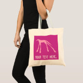 Rosa moderne PferdeTasche Tragetasche (Vorderseite (Produkt))