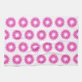 Rosa moderne Sonnendurchbrüche Geschirrtuch (Horizontal)