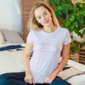 Rosa Moderner Regenbogen und Sterne Pink Baby Dusc T-Shirt