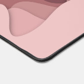 Rosa Modernes Abstraktes Office-Non-Slip Schreibtischunterlage (Ecke)