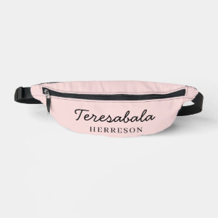 Rosa Modernes Brautjungfern-Schriftdesign Bauchtasche
