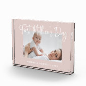 Rosa | Modernes Drehbuch zum Ersten Muttertag Fotoblock (Rechts)