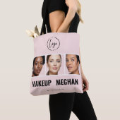 Rosa modernes Logo-Foto-Make-up-Studio Tasche (Von Nahem)
