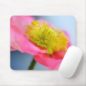 Rosa Mohnblume Mousepad (Mit Mouse)