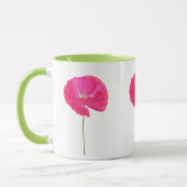 rosa Mohnblumen-Tasse Tasse (Links)